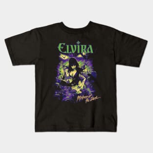 Elvira Mommy Misstress of The Dark Kids T-Shirt